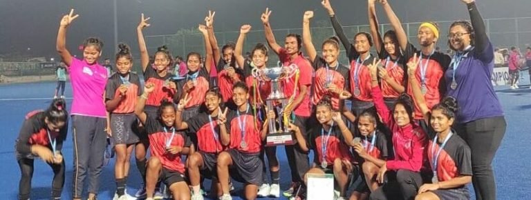 HPC girls win Silver Medal for Khordha in the HAO State Senior Women’s Hockey Championship 2022