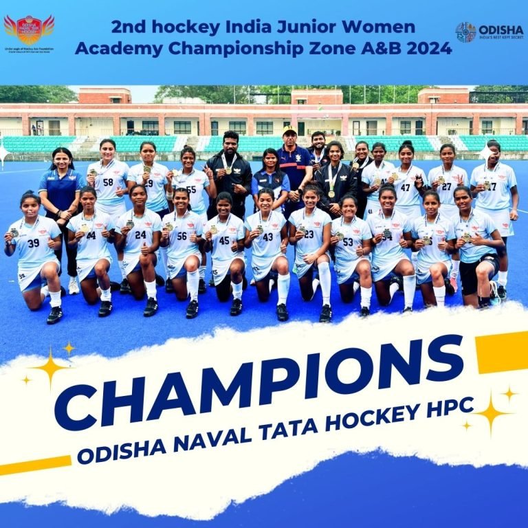 Champions of 2nd Hockey India Junior Women Academy Championship 2024